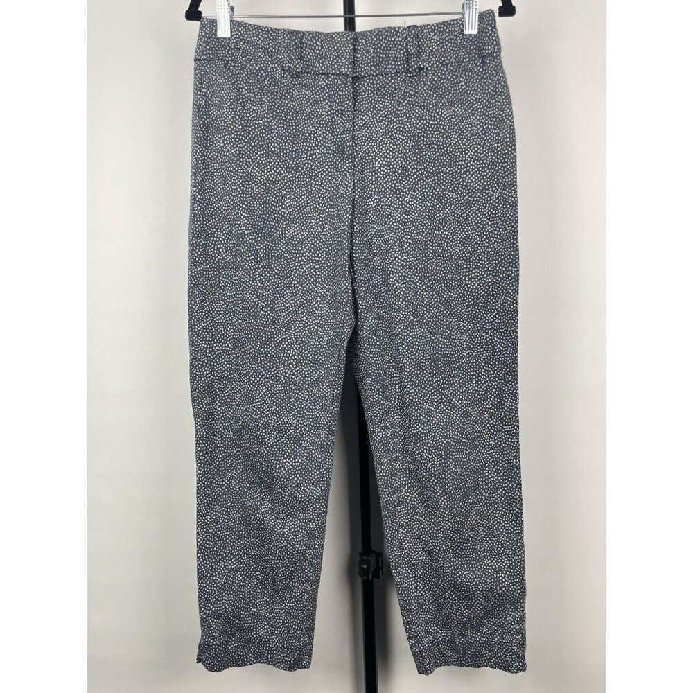 Ann Taylor‎ Loft Blue Speckled Julie Cotton The Rivera Pant Size 4